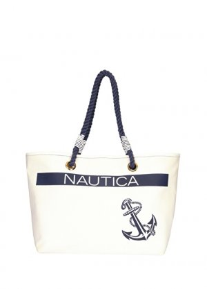 Белая женская сумка через плечо Nautica