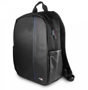 Рюкзак для ноутбука M Collection Computer Backpack Compact 15 карбон/синий BMW. Цвет: синий; черный