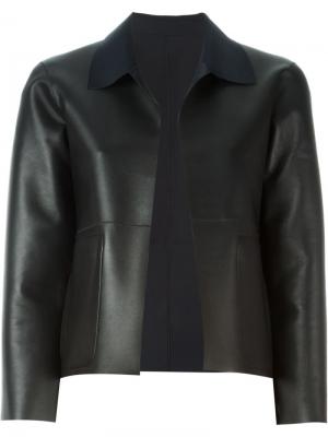 Куртка с классическим воротником Blancha. Цвет: чёрный