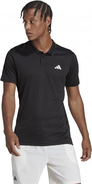 Рубашка-поло для тенниса в фрилифте adidas, черный Adidas