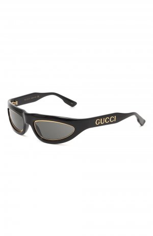 Солнцезащитные очки Gucci. Цвет: чёрный