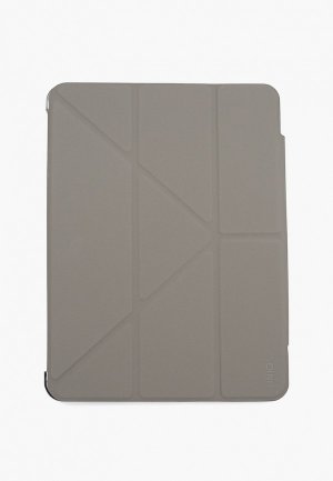 Чехол для планшета Uniq iPad Pro 11 (Gen 2-4), Camden 3-х позиционный, с опцией хранения и зарядки стилуса. Цвет: серый
