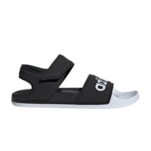 Adilette Sandal Core Черные сандалии унисекс Cloud-White G28695 Adidas