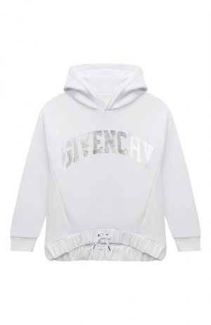 Хлопковое худи Givenchy. Цвет: белый