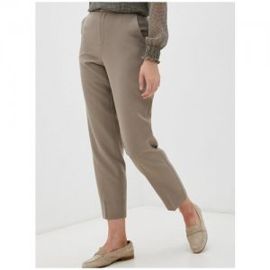 Зауженные брюки Incity, цвет серо-бежевый, размер 46 INCITY. Цвет: серый/бежевый
