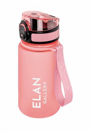 Бутылка спортивная Elan Gallery 350 мл 6,8х6,8х17 см Style Matte, пыльная роза. Цвет: розовый