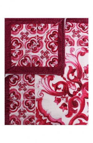 Хлопковое полотенце Dolce & Gabbana. Цвет: розовый