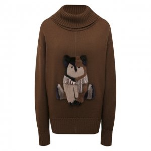 Шерстяной свитер Color Temperature. Цвет: коричневый