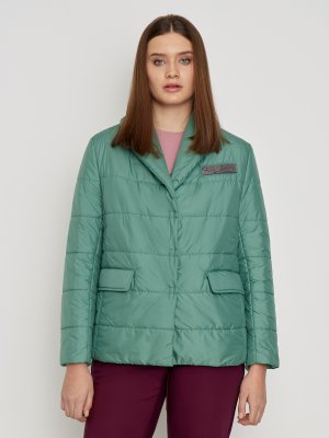 Куртка с утеплителем LALIS. Цвет: светло-зеленый