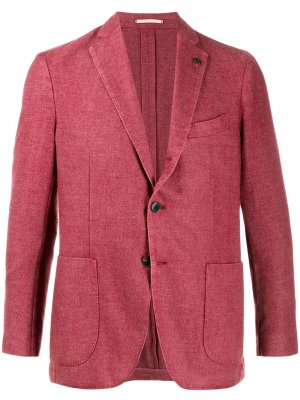 Пиджак с накладными карманами Gabriele Pasini. Цвет: красный