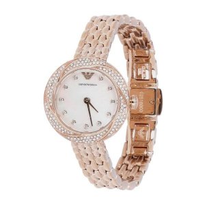AR11474 620000 Женские металлические часы с перламутровым циферблатом Armani