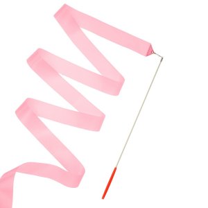 Лента для танцев, длина 4 м, цвет светло-розовый No brand