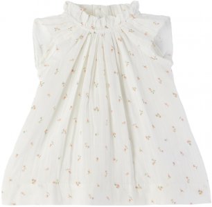 Детское белое платье Nuage Bonpoint