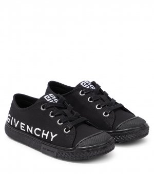 Кожаные кроссовки , черный Givenchy Kids