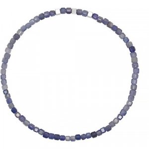 Браслет , танзанит, 1 шт., размер 16 см, фиолетовый KARMONIA. Цвет: фиолетовый/сиреневый