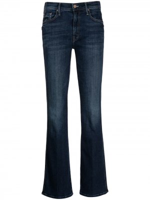 Расклешенные джинсы Double Insider MOTHER. Цвет: синий