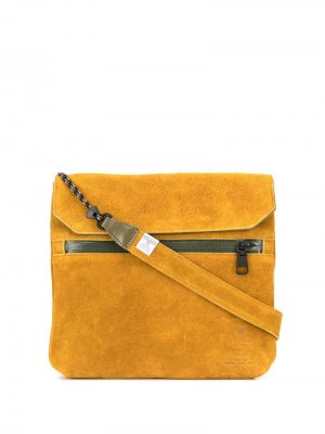 Плоская сумка на плечо As2ov. Цвет: коричневый