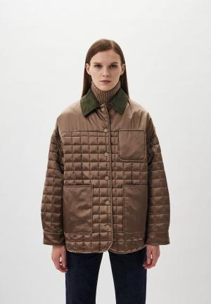 Куртка утепленная Max&Co IDRIA. Цвет: коричневый