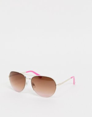 Солнцезащитные очки-авиаторы -Золотистый Lipsy