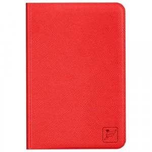 Кредитница FKKR-4E, 4 кармана для карт, визитки, красный Flexpocket. Цвет: красный