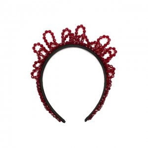 Ободок для волос Simone Rocha. Цвет: красный