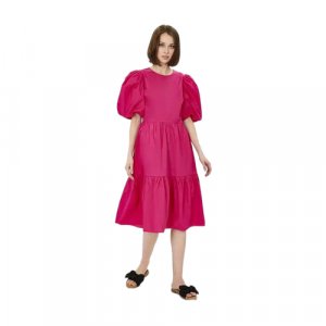 Платье , размер XS, красный, розовый Baon. Цвет: розовый/красный