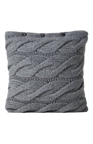 Декоративная подушка Brunello Cucinelli. Цвет: серый