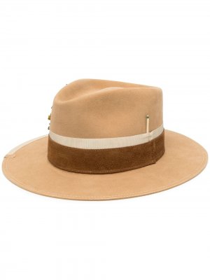 Шляпа-федора Rochas Nick Fouquet. Цвет: коричневый