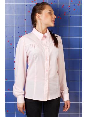 Блузка UNONAD'ART. Цвет: розовый