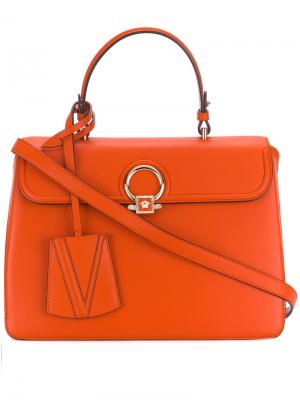 Большая сумка DV ONE Versace. Цвет: жёлтый и оранжевый