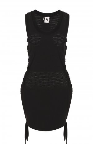 Перфорированное мини-платье с круглым вырезом x Riccardo Tisci NikeLab. Цвет: чёрный