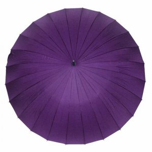 Зонт-трость фиолетовый Universal. Цвет: фиолетовый