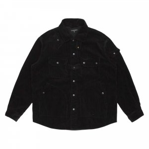 Куртка-рубашка Poly Fake Melton Explorer, цвет черный Engineered Garments
