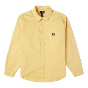 Куртка Men's Casual Woven Button Cardigan Retro Long Sleeves Jacket Gold, желтый Converse