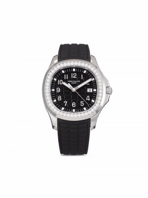 Наручные часы Aquanaut pre-owned 38.8 мм 2021-го года Patek Philippe. Цвет: черный