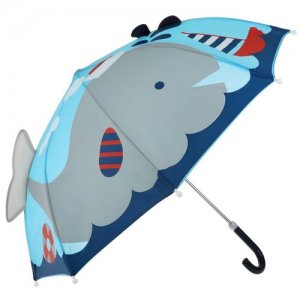 Зонт детский Кит 46 см Mary Poppins. Цвет: голубой/серый