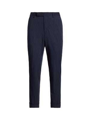 Костюмные брюки из саржи Polo Chester строгого кроя , темно-синий/серый Ralph Lauren