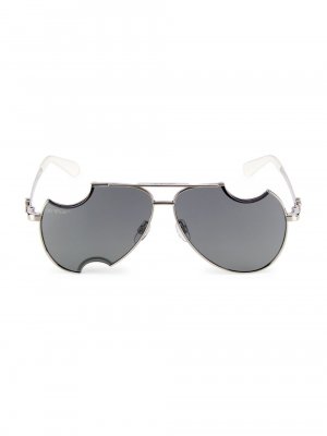 Солнцезащитные очки-пилоты Dallas 62MM , серебряный Off-White