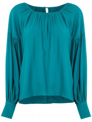 LE SOLEIL DETE блузка Salome со сборками D'ETE. Цвет: синий