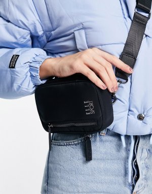 Черная миниатюрная сумка через плечо из нейлона -Черный Elle Sport