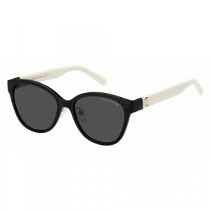 Солнцезащитные очки MARC JACOBS 648/G/S 80S IR, белый, черный. Цвет: белый