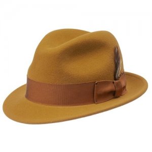 Шляпа , размер 59, оранжевый Bailey. Цвет: оранжевый