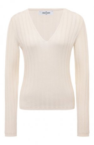 Шерстяной пуловер Gran Sasso. Цвет: белый