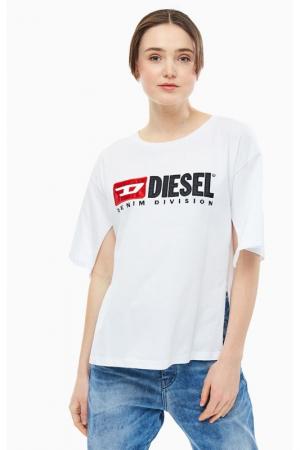 Футболка Diesel. Цвет: белый