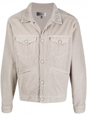 Вельветовая куртка-рубашка Isabel Marant. Цвет: бежевый