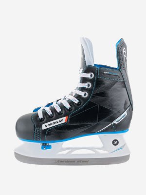 Коньки хоккейные детские NDW350, Черный, размер 25-28 Nordway. Цвет: черный