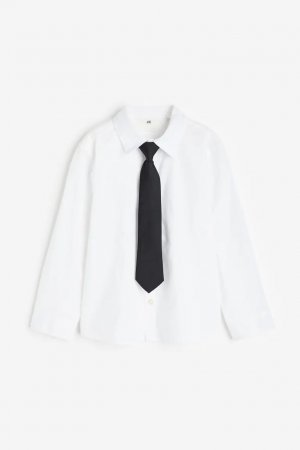 Рубашка и галстук , белый H&M