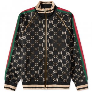 Велюровая спортивная куртка All Over GG Gucci