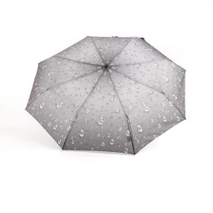 Зонт складной женский автоматический RD0523825 светло-серый Raindrops