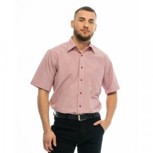 Рубашка , размер 54RU/XL/178-186/43 ворот, розовый Maestro. Цвет: розовый